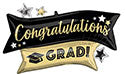 Congratulations Grad Gold and Black
