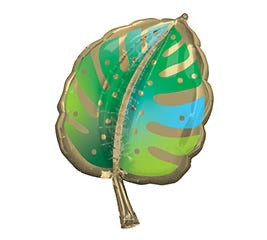 Palm Frond Golden Balloon (30 Inch)