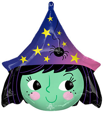 Halloween Cute Witch (D)