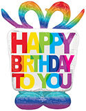 Airloonz Happy Birthday To You Present Balloon