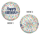 Happy Birthday Reason to Celebrate Orbz Balloon (16 Inch)