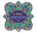 Happy Birthday Peacock balloon (18 Inch)
