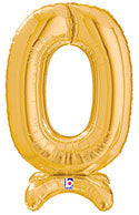 Non-floating, Standing 2' Gold Numbers (OPTIONS AVAILABLE)