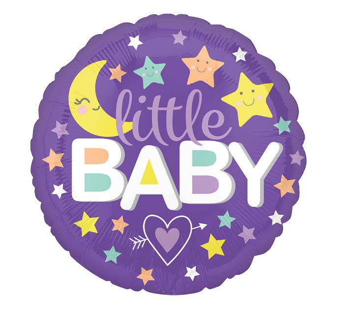 Little Baby Moon and Stars Balloon (18 Inch)
