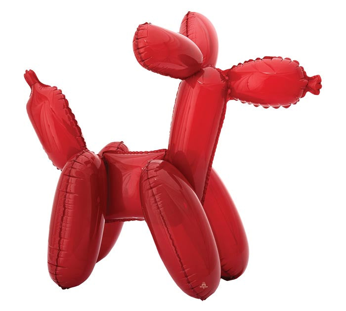 Red Balloon Dog Table Decoration (19 Inch)