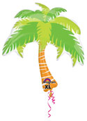 Summer Tropical Palm Tree Balloon (33 Inch)