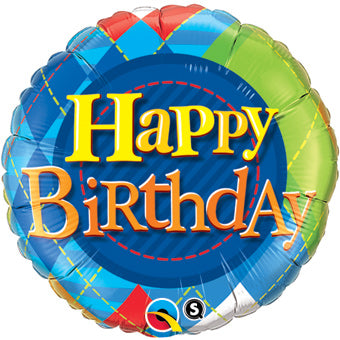 Tartan Plaid Happy Birthday (DNR)